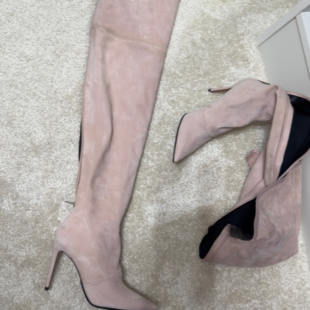 Balmain Pink Heeled Boots - Picture 7 of 9